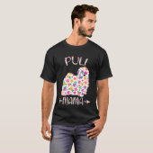 Puli Mama Floral Dog Mam Moederdag T-shirt (Voorkant volledig)