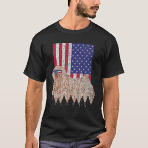 Puli Patriotic Dog USA Pride American Flag T-shirt