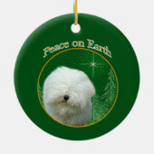 Puli Peace Keramisch Ornament (Achterkant)
