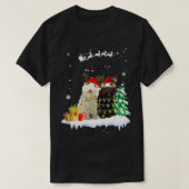Puli Reindeer Xmas Lichte Kerstkerstversieringen T-shirt (Design voorkant)