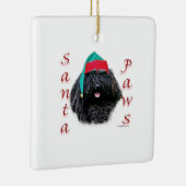 Puli Santa Paws Keramisch Ornament (Rechts)