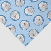 Puli Schilderij Witte Crème Schattigee Originele H Tissuepapier (Detail)