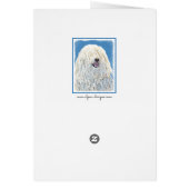 Puli-schilderijen - Kute Original Dog Art (Achterkant)