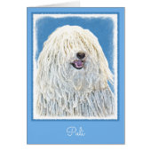 Puli-schilderijen - Kute Original Dog Art (Voorkant)