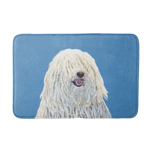 Puli-schilderijen - Kute Original Dog Art Badmat (Voorkant)