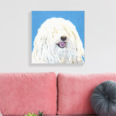 Puli-schilderijen - Kute Original Dog Art Canvas Afdruk (Insitu (Woonkamer))