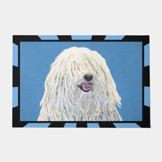 Puli-schilderijen - Kute Original Dog Art Deurmat (Voorkant)