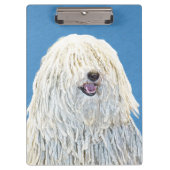 Puli-schilderijen - Kute Original Dog Art Klembord (Voorkant)