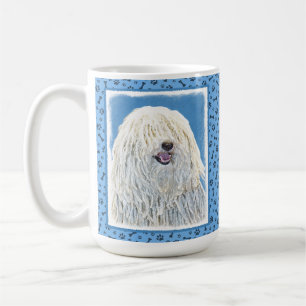 Puli-schilderijen - Kute Original Dog Art Koffiemok