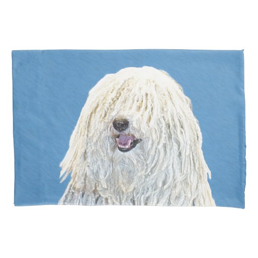 Puli-schilderijen - Kute Original Dog Art Kussensloop (Voorkant)