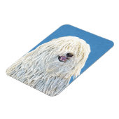 Puli-schilderijen - Kute Original Dog Art Magneet (Linkerzijde)