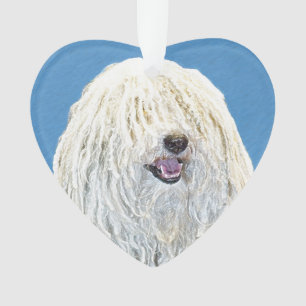 Puli-schilderijen - Kute Original Dog Art Ornament