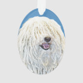 Puli-schilderijen - Kute Original Dog Art Ornament (achterkant)