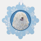 Puli-schilderijen - Kute Original Dog Art Ornament Kaart (Voorkant)