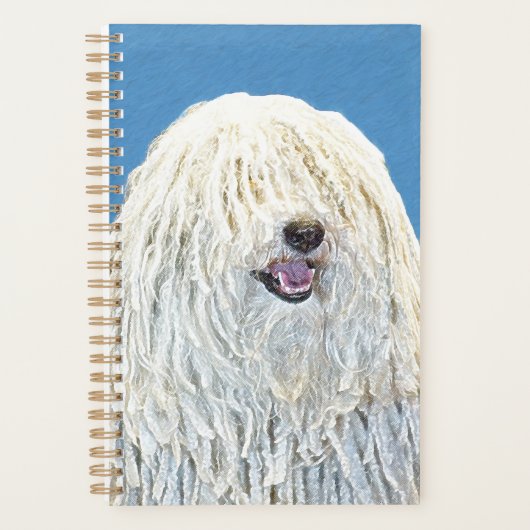 Puli-schilderijen - Kute Original Dog Art Planner (Voorkant)