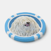 Puli-schilderijen - Kute Original Dog Art Poker Chips (Enkel)