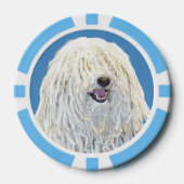 Puli-schilderijen - Kute Original Dog Art Poker Chips (Voorkant)
