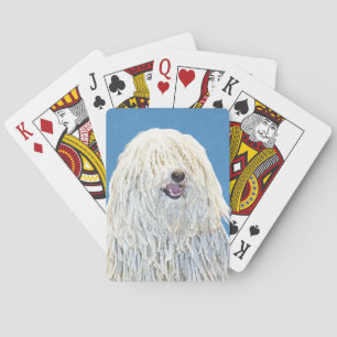 Puli-schilderijen - Kute Original Dog Art Pokerkaarten