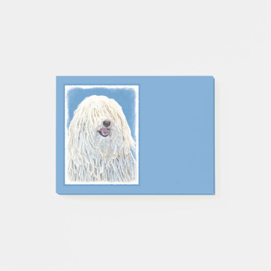 Puli-schilderijen - Kute Original Dog Art Post-it® Notes (Voorkant)