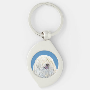 Puli-schilderijen - Kute Original Dog Art Sleutelhanger
