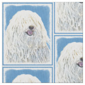 Puli-schilderijen - Kute Original Dog Art Stof (Close Up)