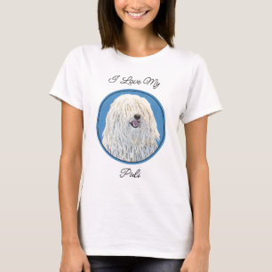 Puli-schilderijen - Kute Original Dog Art T-shirt