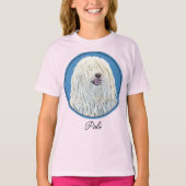 Puli-schilderijen - Kute Original Dog Art T-shirt (Voorkant)
