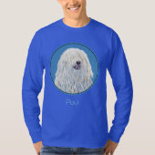 Puli-schilderijen - Kute Original Dog Art T-shirt (Voorkant)