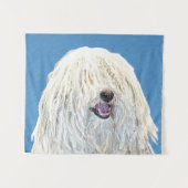 Puli-schilderijen - Kute Original Dog Art Wandkleed (Voorkant (horizontaal))
