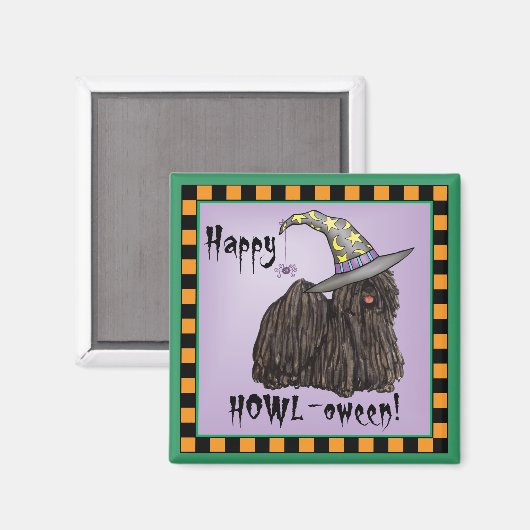 Puli Witch Magnet (Voorkant / Achterkant)