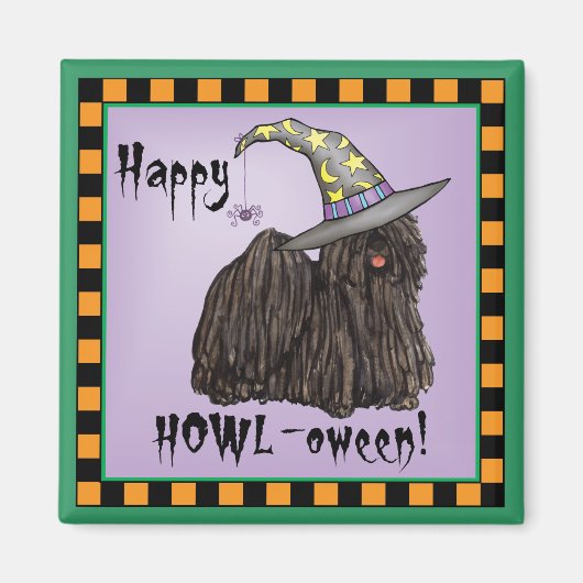 Puli Witch Magnet (Voorkant)