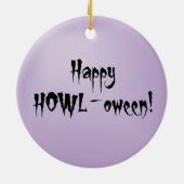 Puli-witch-Ornament Keramisch Ornament (Achterkant)