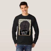 Pulik Guilty Dog Mugshot T-shirt (Voorkant volledig)