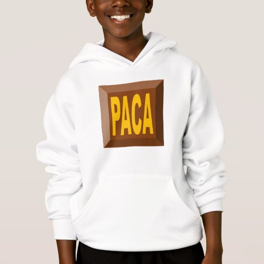 PULL A CAPUCHE HANE BLANC PACA (Voorkant)