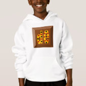 PULL A CAPUCHE HANES CHOCOLAT BONBONS (Voorkant)