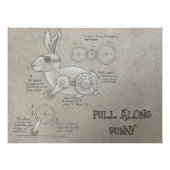 Pull Along Bunny Poster (Voorkant)