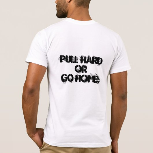 PULL HARD (achterzijde) T-shirt (Achterkant)