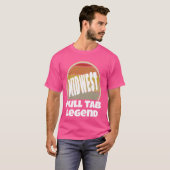 Pull Tab Legend Trots om Midwest te zijn Leuk Grap T-shirt (Voorkant volledig)