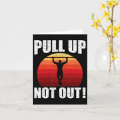 Pull Up Niet Uit Bodybuilding Gewichtheffen Workou Kaart (Gele Bloem)