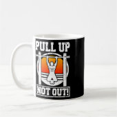 Pull Up Niet Uit Bodybuilding Gewichtheffen Workou Koffiemok (Links)