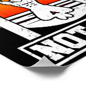 Pull Up Niet Uit Bodybuilding Gewichtheffen Workou Poster (Hoek)