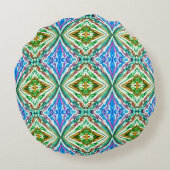 Pulled Bubble Fun / Greenleaf / Mirror / Kinderen Rond Kussen (Achterkant)