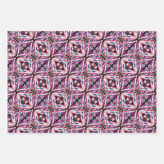 Pulled Bubble Fun / San Telmo / Mirror Twist / Inpakpapier Vel (Voorkant 3)