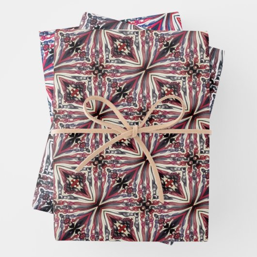 Pulled Bubble Fun / San Telmo / Mirror Twist / Inpakpapier Vel (In situ)