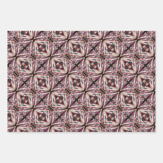 Pulled Bubble Fun / San Telmo / Mirror Twist / Inpakpapier Vel (Voorkant)