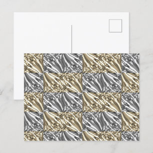 Pulled Bubble Fun / Zwart & Wit / Sepia / Briefkaart