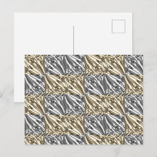 Pulled Bubble Fun / Zwart & Wit / Sepia / Briefkaart (Voorkant / Achterkant)