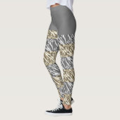 Pulled Bubble Fun / Zwart & Wit / Sepia / Leggings (Links)