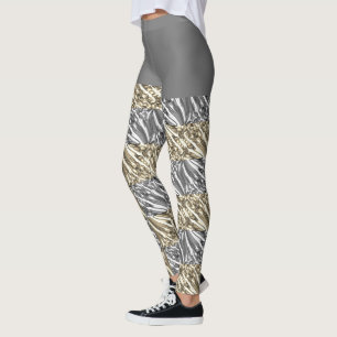 Pulled Bubble Fun / Zwart & Wit / Sepia / Leggings