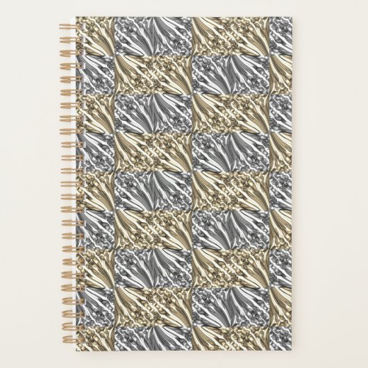 Pulled Bubble Fun / Zwart & Wit / Sepia / Planner (Voorkant)